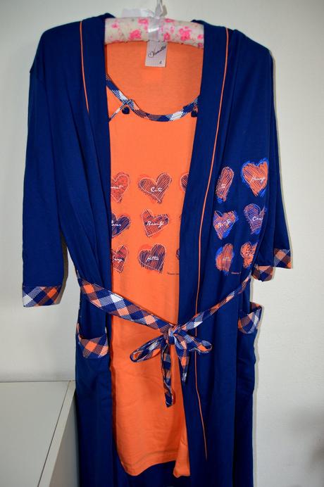 Kojenecká nočná košeľa so županom, vienetta secret,l / m / s / xl / xxl