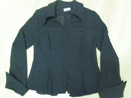 Čierna krajková blúzka, diva,40