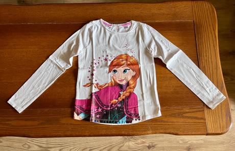 Tričko anna ľadové kráľovstvo 134/140, h&m,134