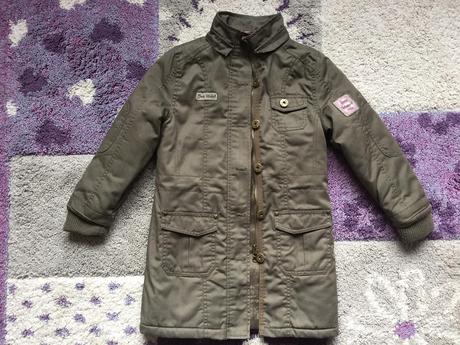 Predĺžená štýlová bundička pre dievča, veľ.122, dopodopo,122