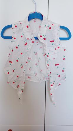 Blúzka s čerešnami, h&m,98