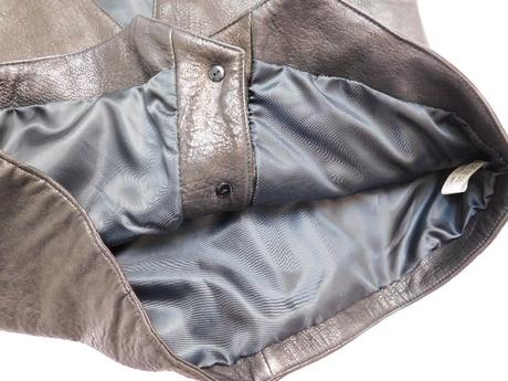 Panska kvalitna kožena vesta, l