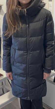 Teplá dlhá bunda 158/xs, 158