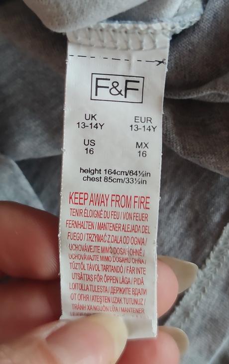 Tričko unicorn 13/14r, f&f,158