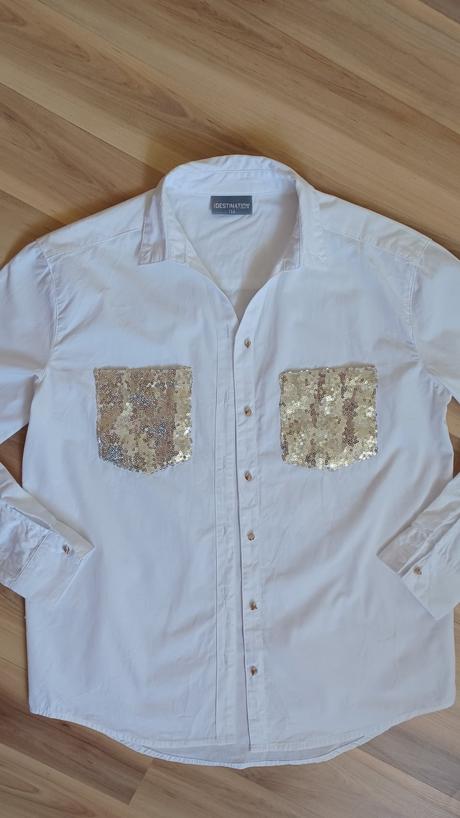 Košeľa s flitrami, 152