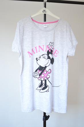 Sivé tričko minnie xl, xl