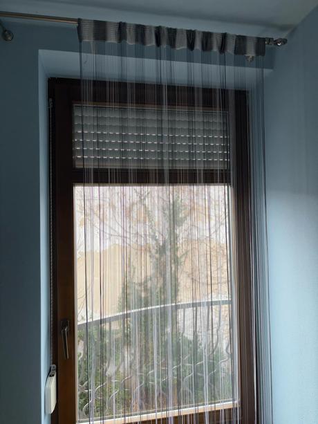 Vzorkovaná šnúrková záclona, 