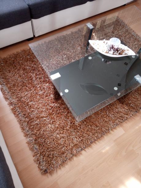 Koberec hnedo strieborny113x163 cm, 