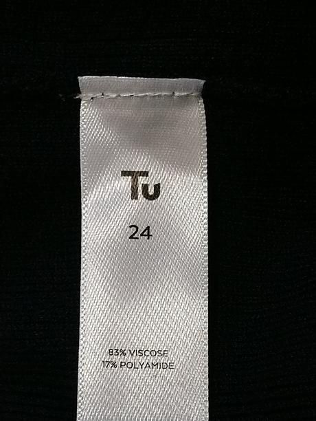 Dámsky čierny pulóvrikový top, tu woman, xxl