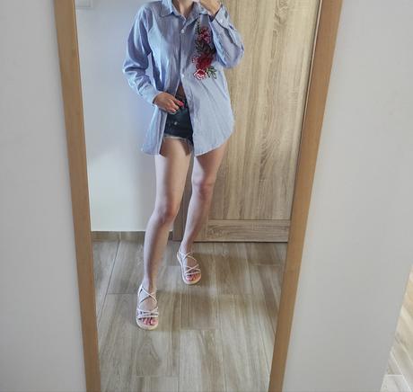 Košeľa s nášivkou, s