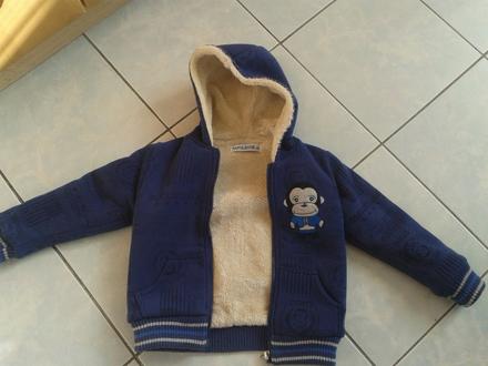 Bunda s kozusinkou 92/98, 92