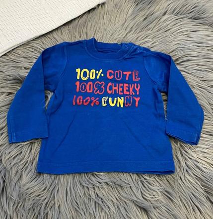 Chlapčenské tričko s nápismi (68), mothercare,68