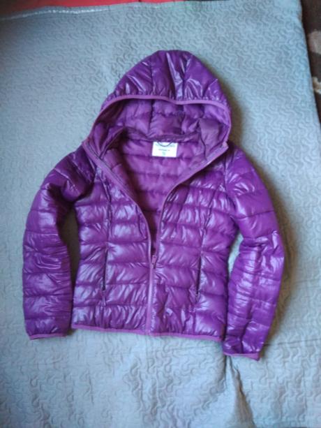 Leskla fialova bundicka, terranova,xs