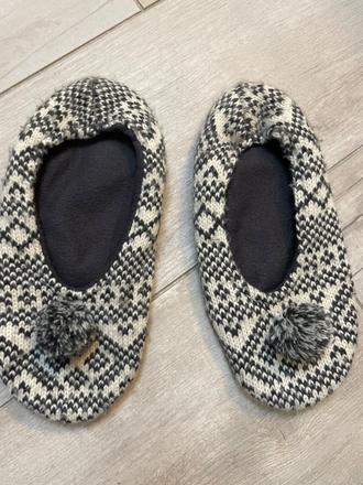 Štrikované papučky, 38