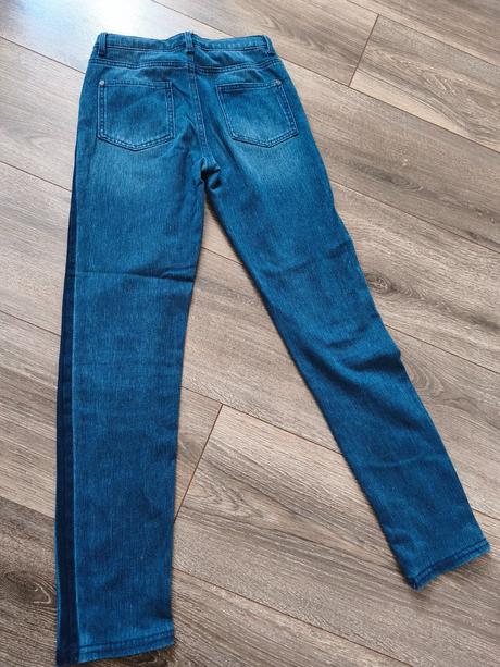 Džegínsy 146/152, tchibo,146