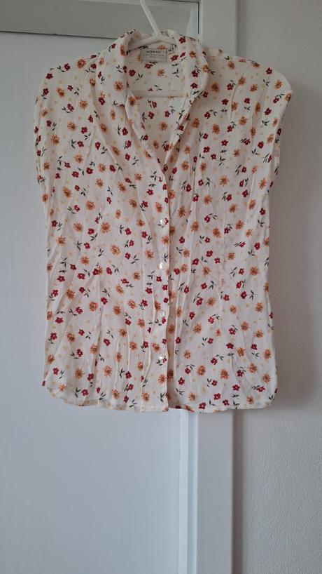 Kvietkovaná blúzka, h&m,36
