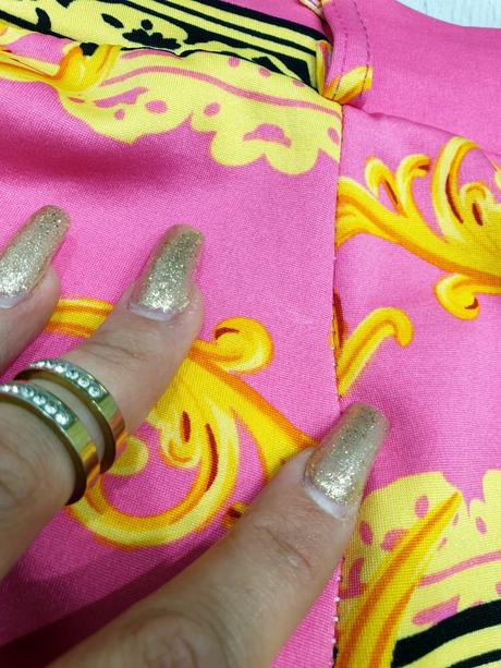 Vzorované nohavice s, s