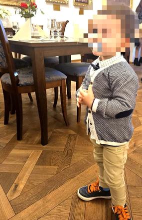 Pletený h&m svetrík elegantný, h&m,86