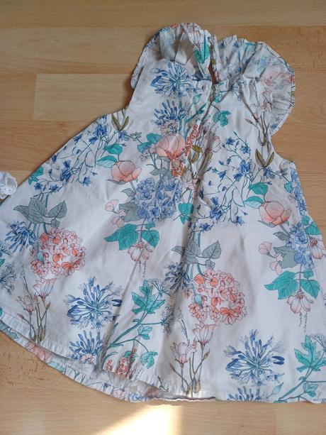 Letné kvetované šaty v.68 / 3-6 mes, next,68