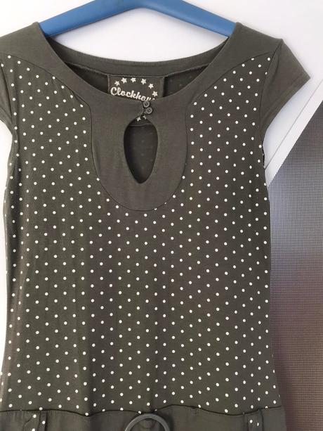Dlhšie bodkované triko, c&a,s