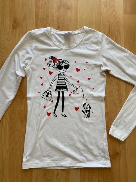 Tričko s dlhým rukávom, slovenka,158