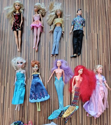 Rozne babiky barbie,