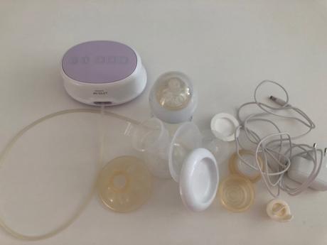 Elektricka odsavacka mlieka avent,