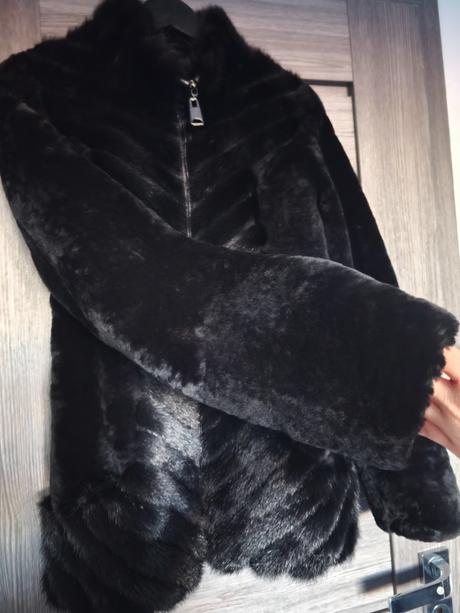 Luxusny kozusok norka + strihana ovecka, s