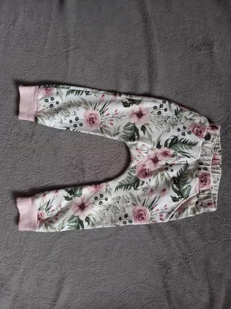 Komplet body + pudlove tepláky handmade, 92