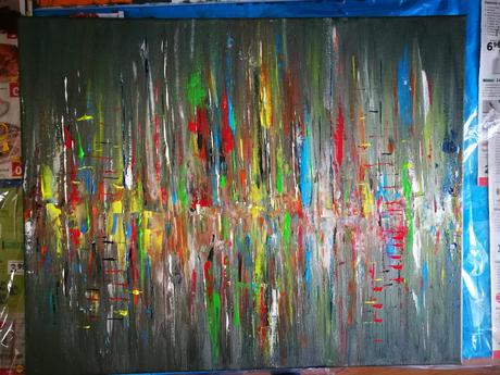 Abstrakt obraz 40x50, 