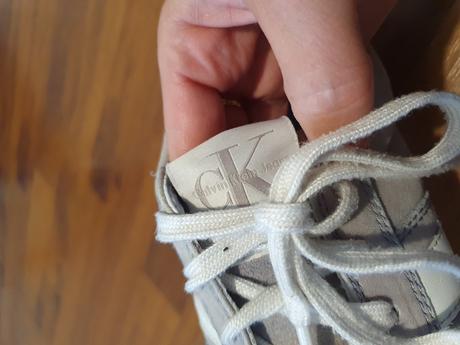 Calvin klein jeans - kožené tenisky, 43