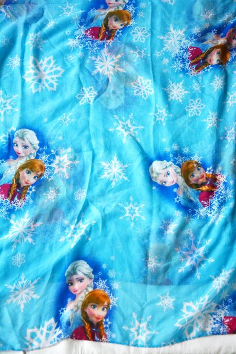 Plážová šatka frozen disney 170x90 cm, lindex