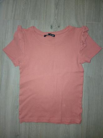 Štýlové tričko s volánom, sinsay,146