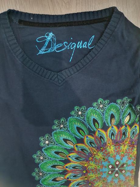 Krásne sveter - tričko kvalitnej značky desigual, desigual,s