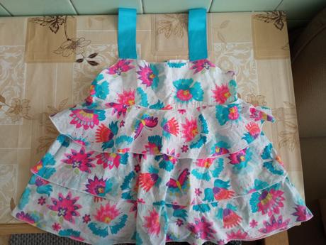 Letná kvetovana volanova tunika tielko, debenhams,134