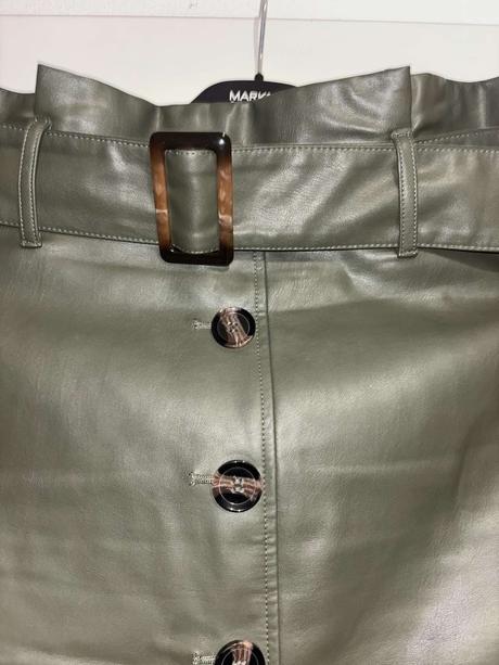 Koženková midi sukňa orsay m, orsay,m