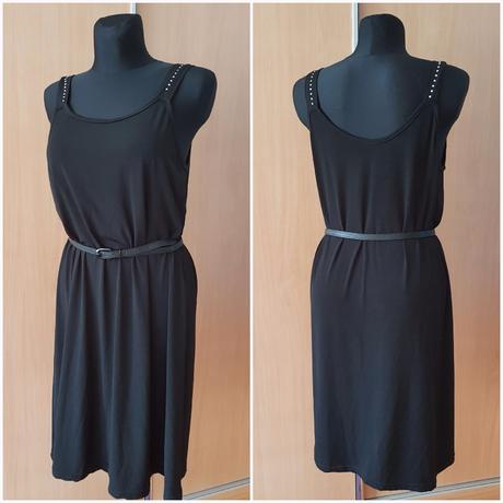 Malé čierne italy šaty - little black dress vel.l, l