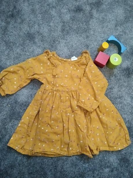 Kvietkovane šaty, h&m,68