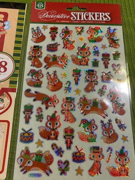Krásne dekoratívne vianočné nálepky 3 druhy,