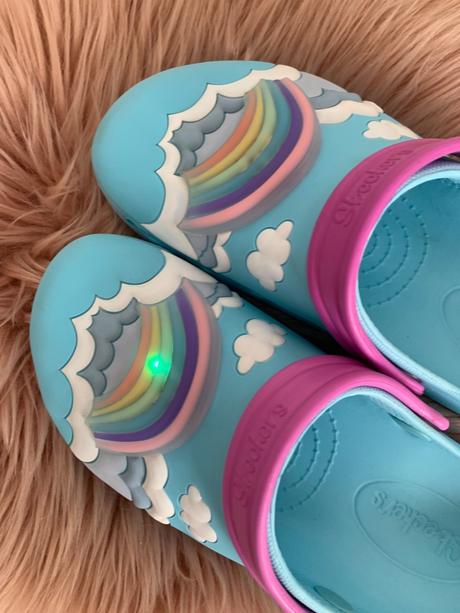 Gumené blikajúce šľapky skechers č. 37, 37