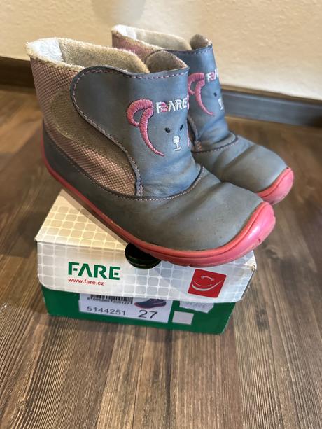Fare bare zimné topánky, fare,27