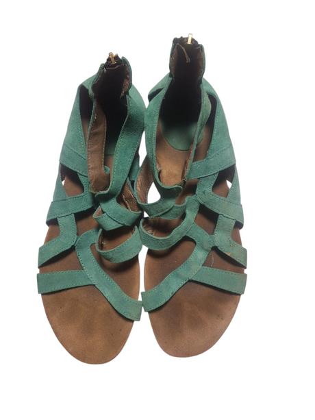 Dámske kožené sandále, 42