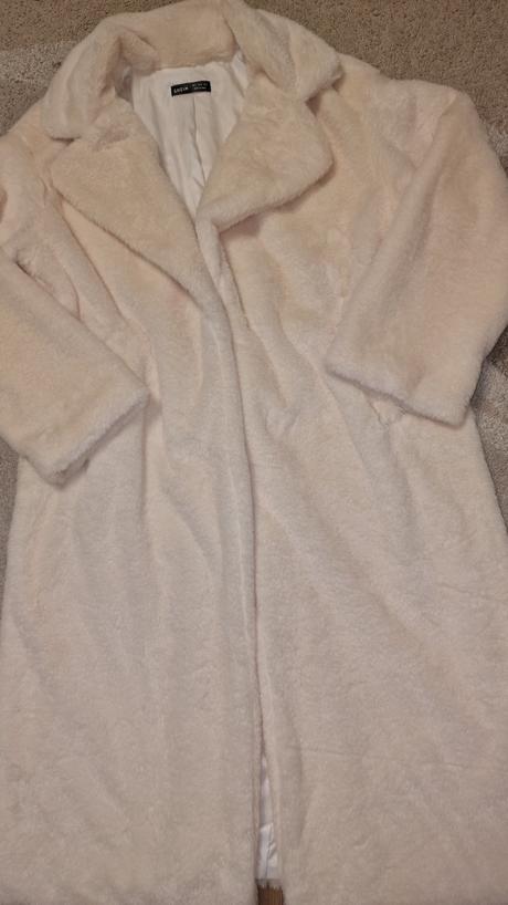 Dlhý kabát - kožuch, s