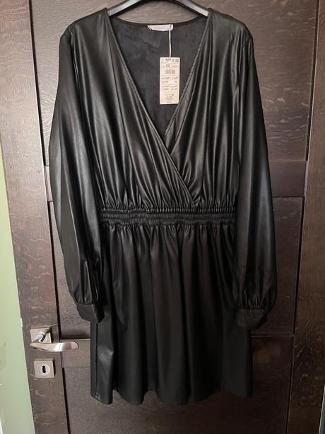Koženkové šatx, reserved,xl