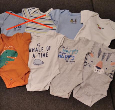 6ksbody s krátkym rukávom veľkosť 68, 68