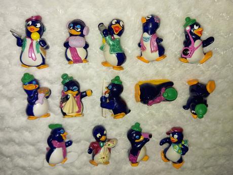 Kinder surprise peppy pingos 1992 a 1994,
