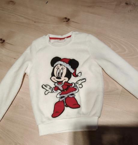 Makkucka biela ako kožušinka minnie 110/116, 116