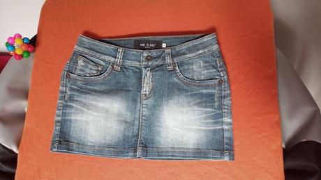 Riflová sukňa v.m, m