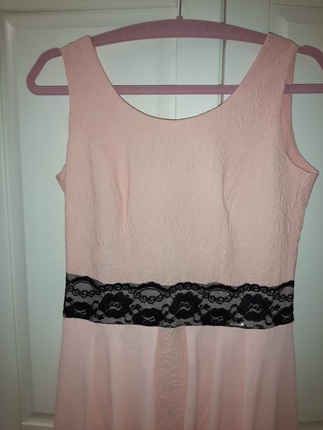 Marhuľkové spoločenské šaty rouge, m