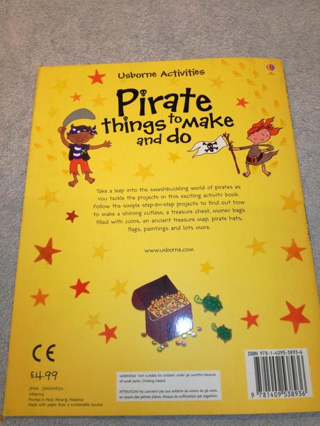 Usborne pirate things to make and do au22,